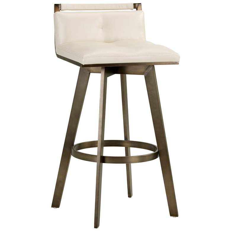 Image 1 Sunpan Arizona Swivel Barstool Castillo Cream