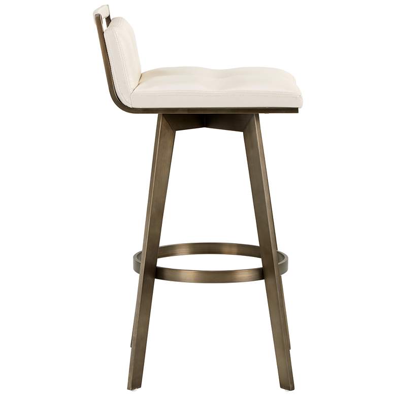 Image 2 Sunpan Arizona Swivel Barstool Castillo Cream more views