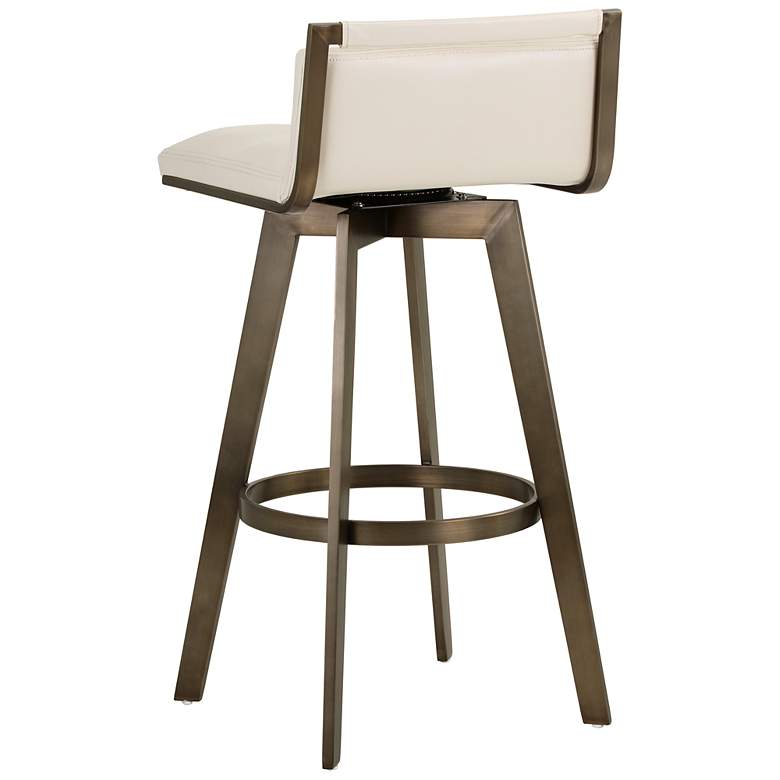Image 3 Sunpan Arizona Swivel Barstool Castillo Cream more views