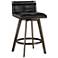 Sunpan Arizona Swivel Counter Stool Castillo Black