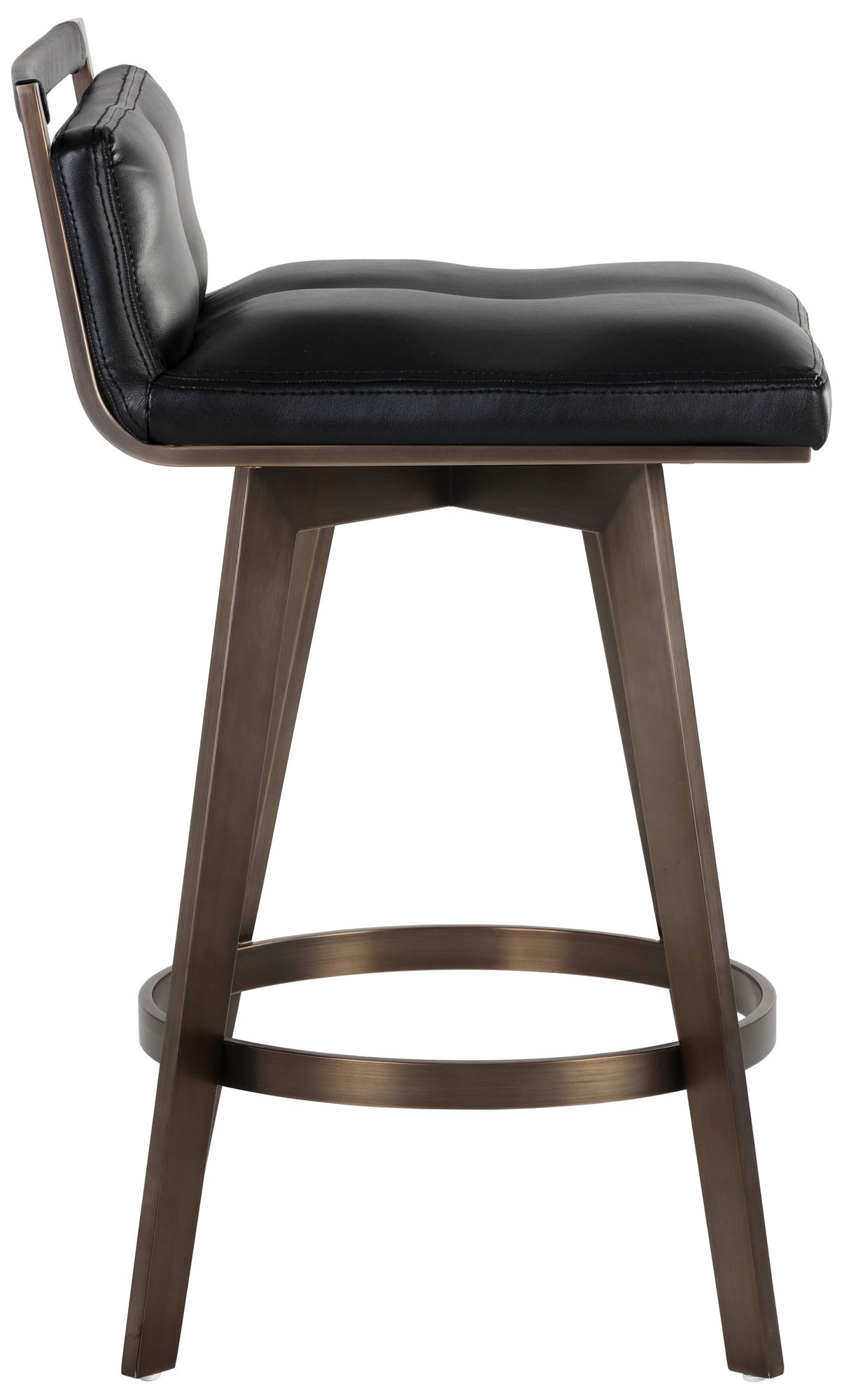 Image 2 Sunpan Arizona Swivel Counter Stool Castillo Black more views