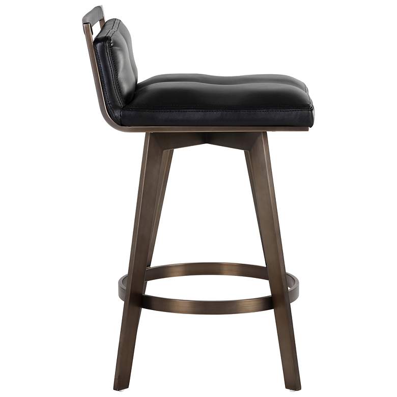 Image 2 Sunpan Arizona Swivel Counter Stool Castillo Black more views