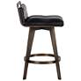 2_Sunpan Arizona Swivel Counter Stool Castillo Black more views