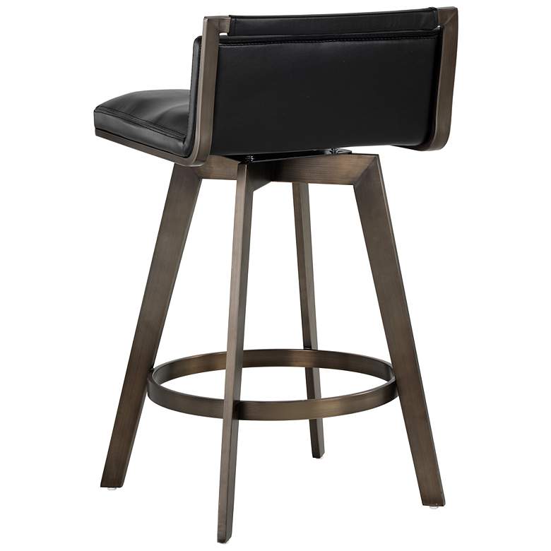 Image 3 Sunpan Arizona Swivel Counter Stool Castillo Black more views