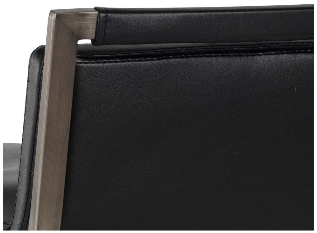 Image 7 Sunpan Arizona Swivel Counter Stool Castillo Black more views