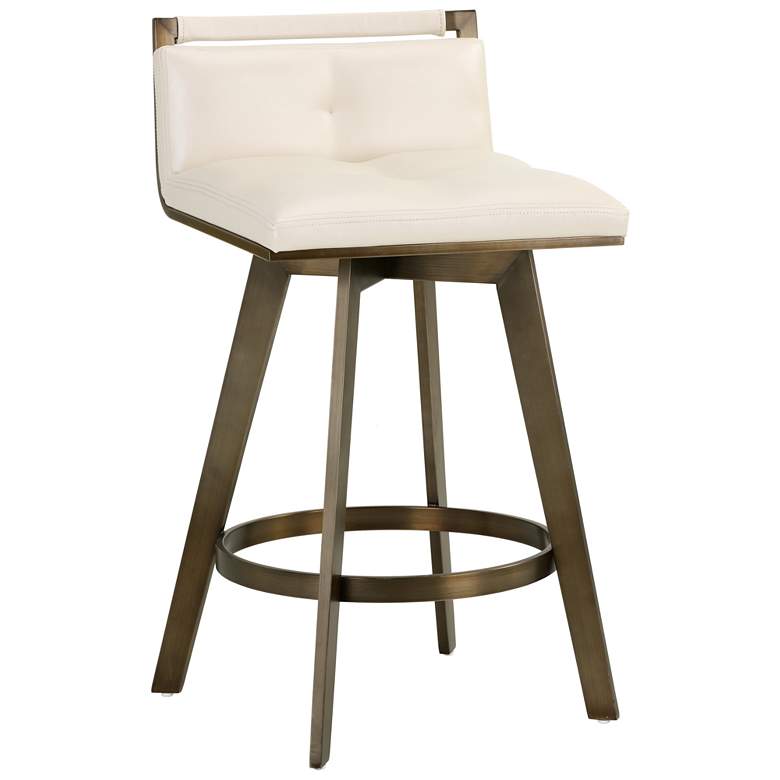 Image 1 Sunpan Arizona Swivel Counter Stool Castillo Cream
