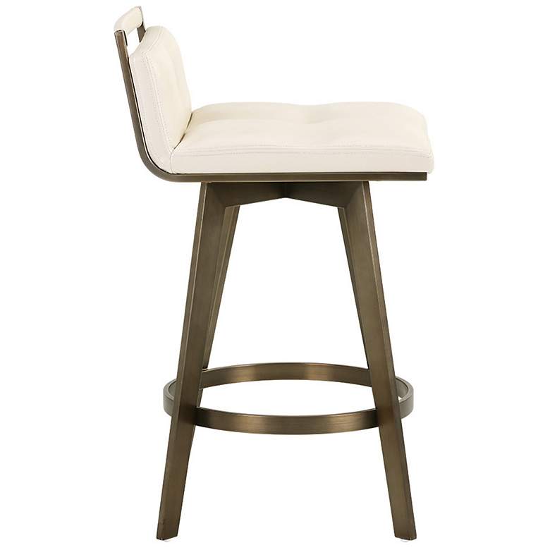 Image 2 Sunpan Arizona Swivel Counter Stool Castillo Cream more views