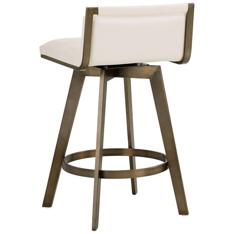 Image 3 Sunpan Arizona Swivel Counter Stool Castillo Cream more views