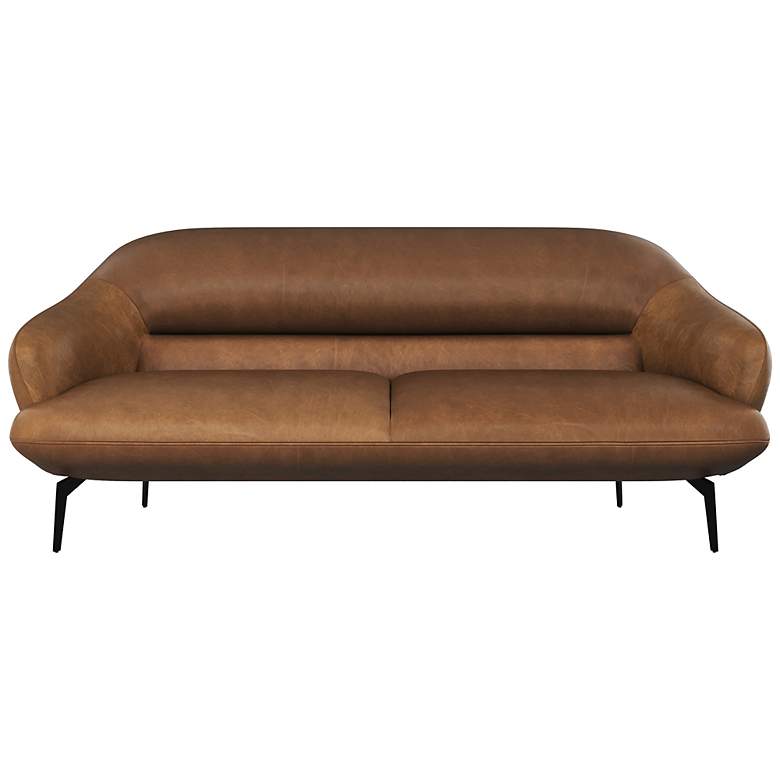 Image 2 Sunpan Armani Sofa Cognac Leather more views