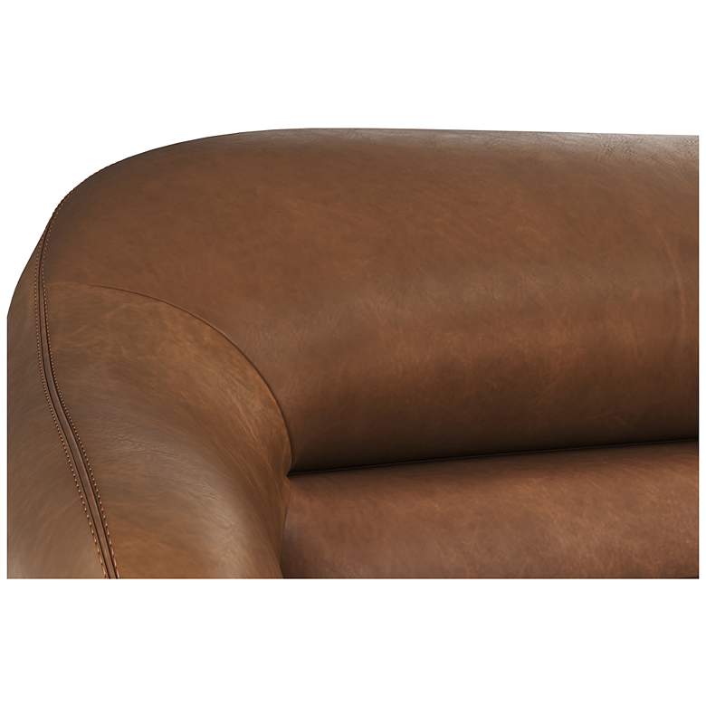 Image 5 Sunpan Armani Sofa Cognac Leather more views
