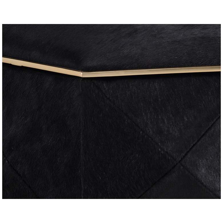 Image 3 Sunpan Ashanti Storage Ottoman Small Gold Black more views