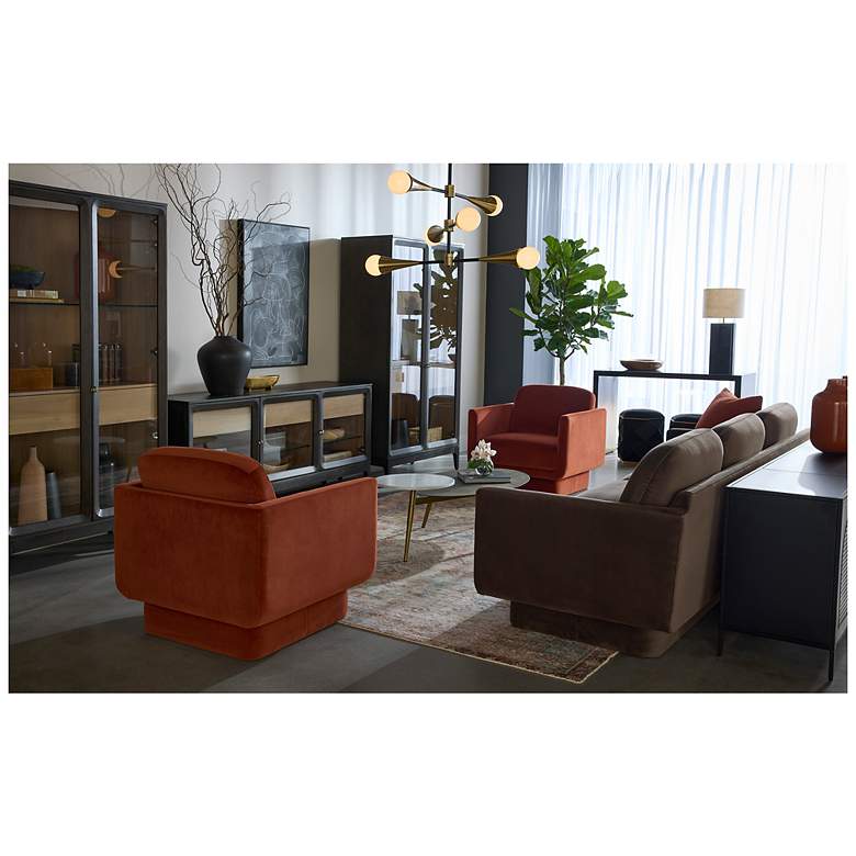 Image 4 Sunpan Ashanti Storage Ottoman Small Gold Black more views