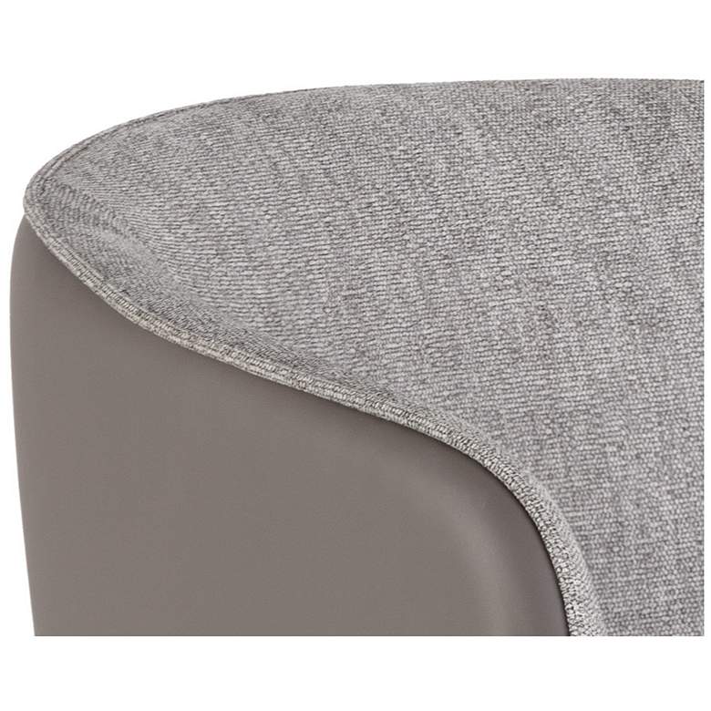 Image 6 Sunpan Asher Counter Stool Flint Gray and Napa Taupe more views