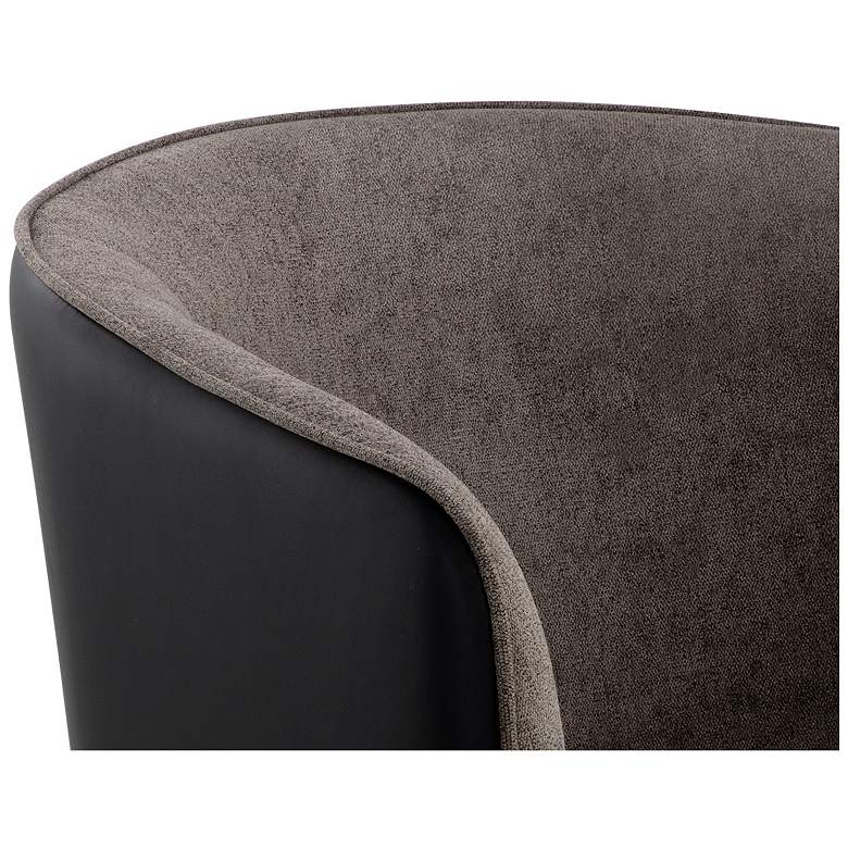 Image 6 Sunpan Asher Lounge Chair Sparrow Gray and Napa Black more views