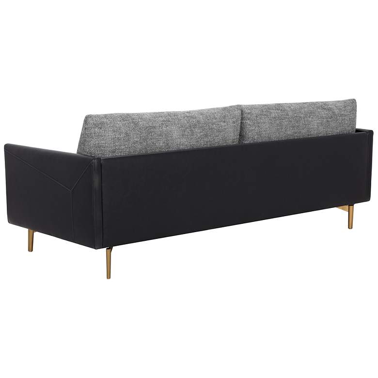 Image 3 Sunpan Ashi Sofa Nash Zebra and Coal Black more views