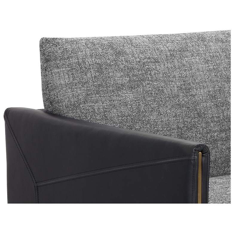 Image 5 Sunpan Ashi Sofa Nash Zebra and Coal Black more views