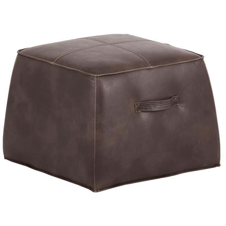 Image 1 Sunpan Aspen Ottoman Havana Dark Brown