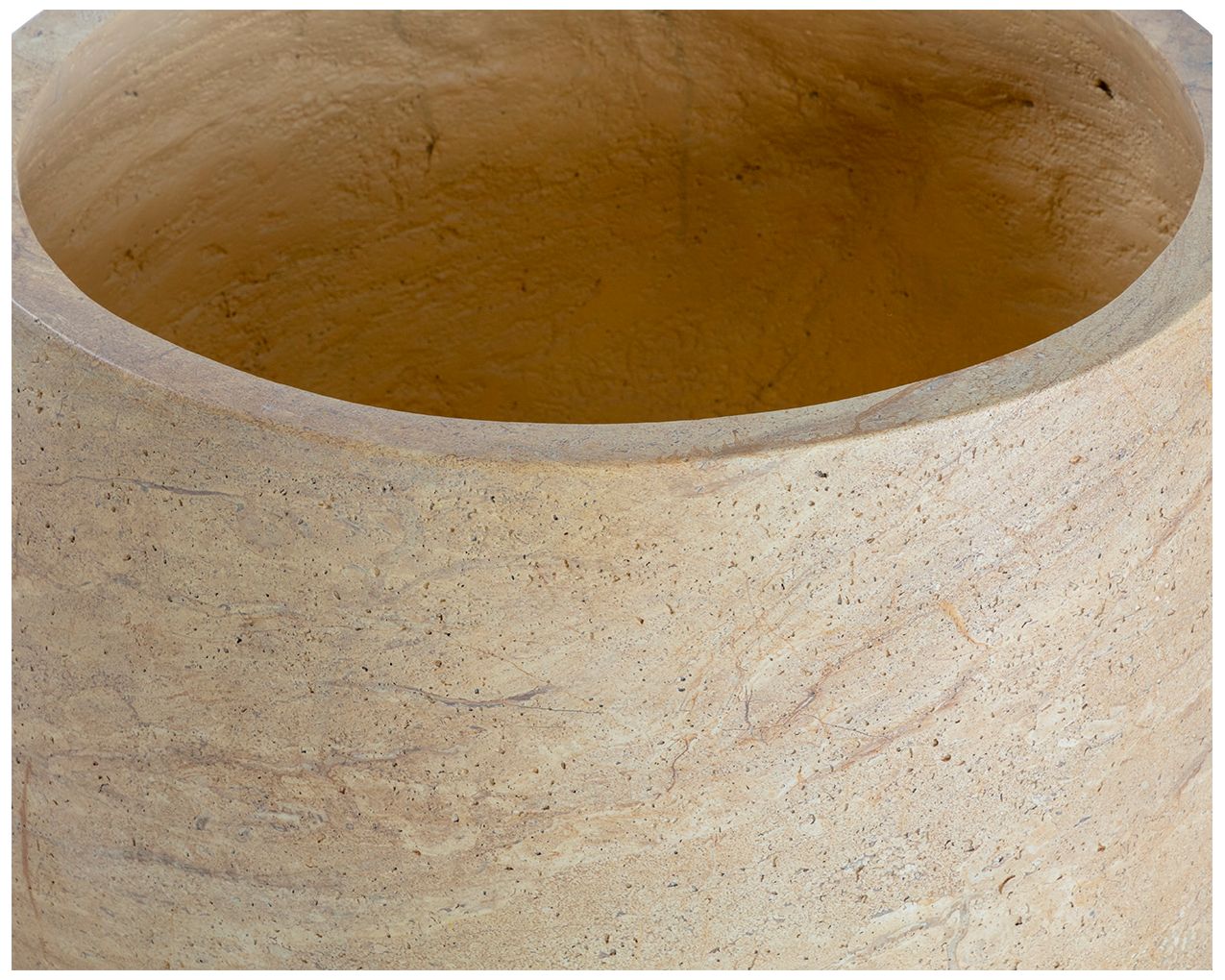 Image 3 Sunpan Aster Planter Small Travertine Look more views