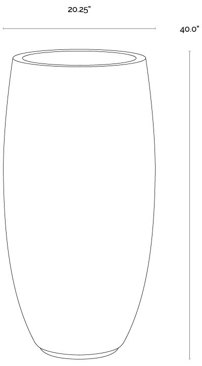 Image 6 Sunpan Aster Planter Tall Travertine Look more views