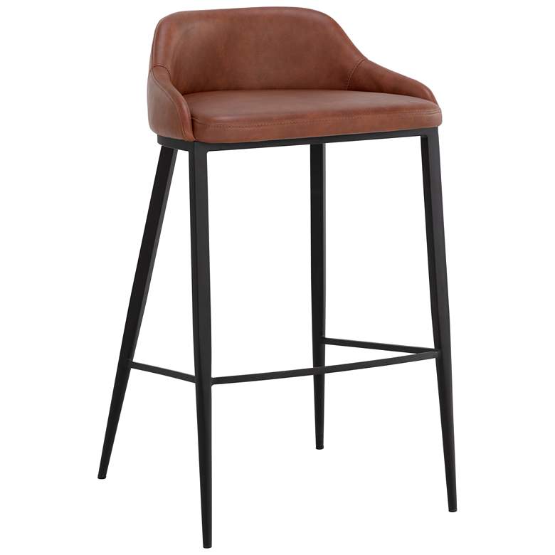 Image 1 Sunpan Astra Barstool Cinnamon Brown