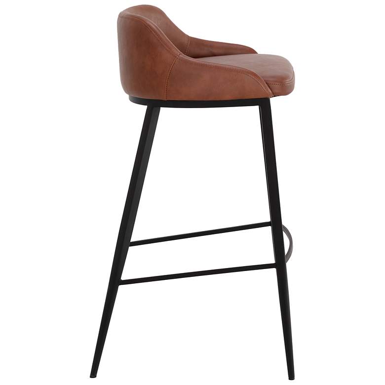 Image 3 Sunpan Astra Barstool Cinnamon Brown more views