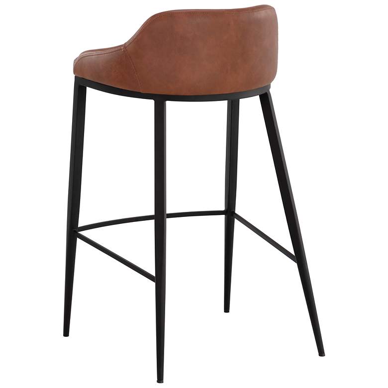 Image 4 Sunpan Astra Barstool Cinnamon Brown more views