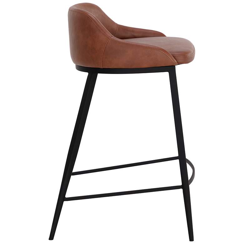Image 3 Sunpan Astra Counter Stool Cinnamon Brown more views