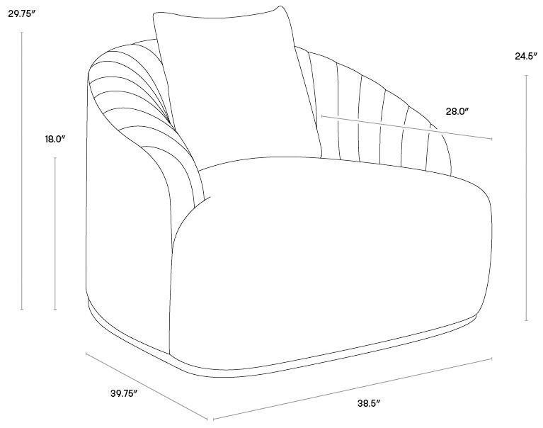Sunpan Astrid Armchair Merlot