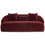2_Sunpan Astrid Sofa Merlot more views