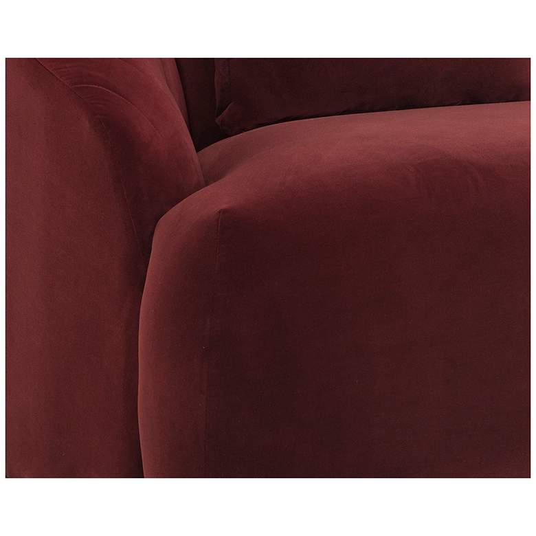 Image 4 Sunpan Astrid Sofa Merlot more views