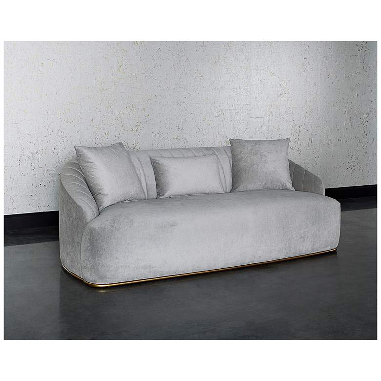 Image 5 Sunpan Astrid Sofa Polo Club Stone more views
