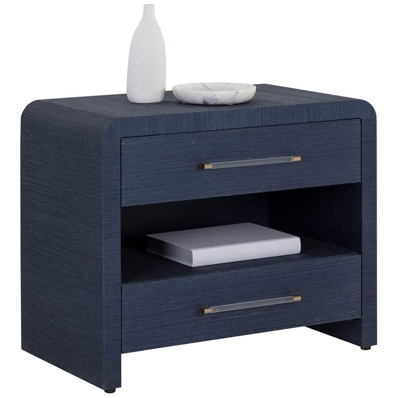 Image 1 Sunpan Atherton Nightstand Indigo