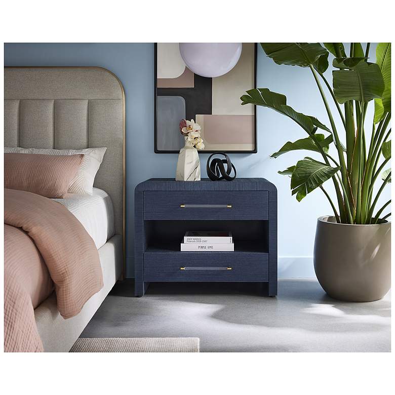 Image 5 Sunpan Atherton Nightstand Indigo more views