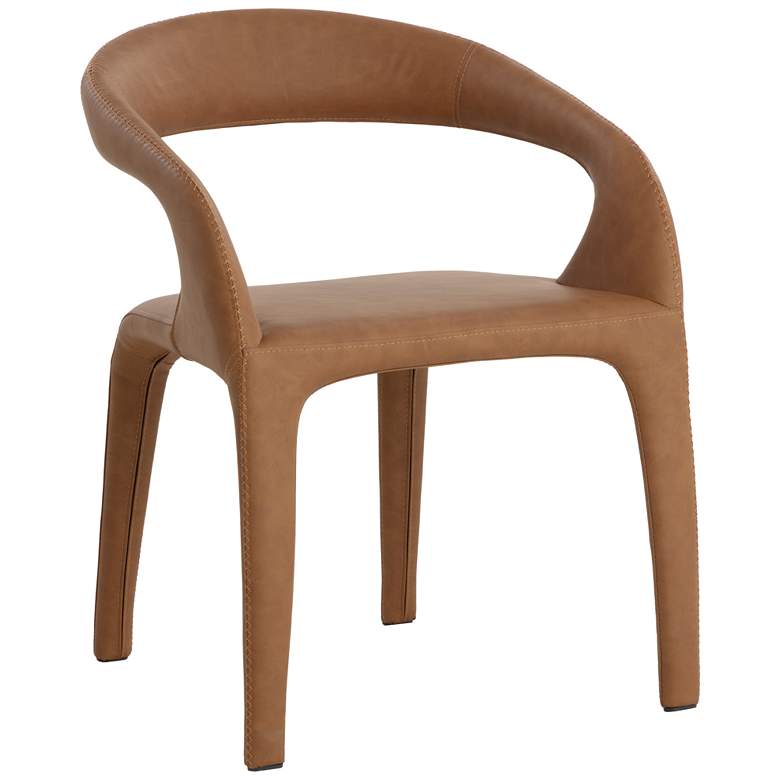 Image 1 Sunpan Atika Dining Armchair Milliken Cognac