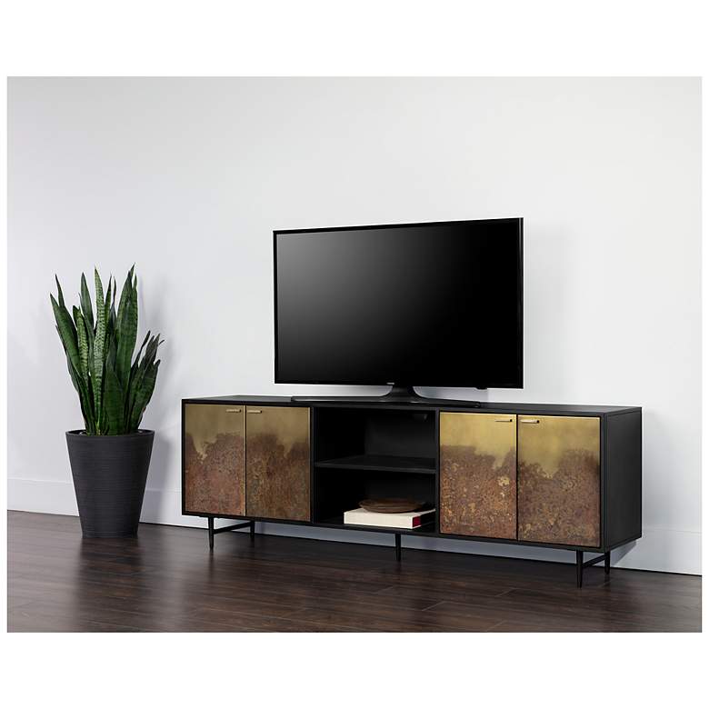 Image 5 Sunpan Auburn Media Console And Cabinet more views