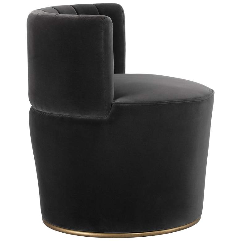 Image 4 Sunpan August Lounge Chair Shadow Gray more views