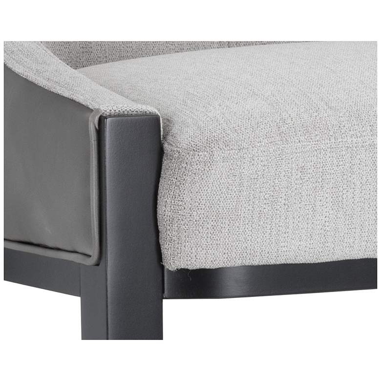 Image 4 Sunpan Aurora Counter Stool Polo Club Stone and Overcast Gray more views