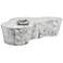 Sunpan Ava Coffee Table Marble Look
