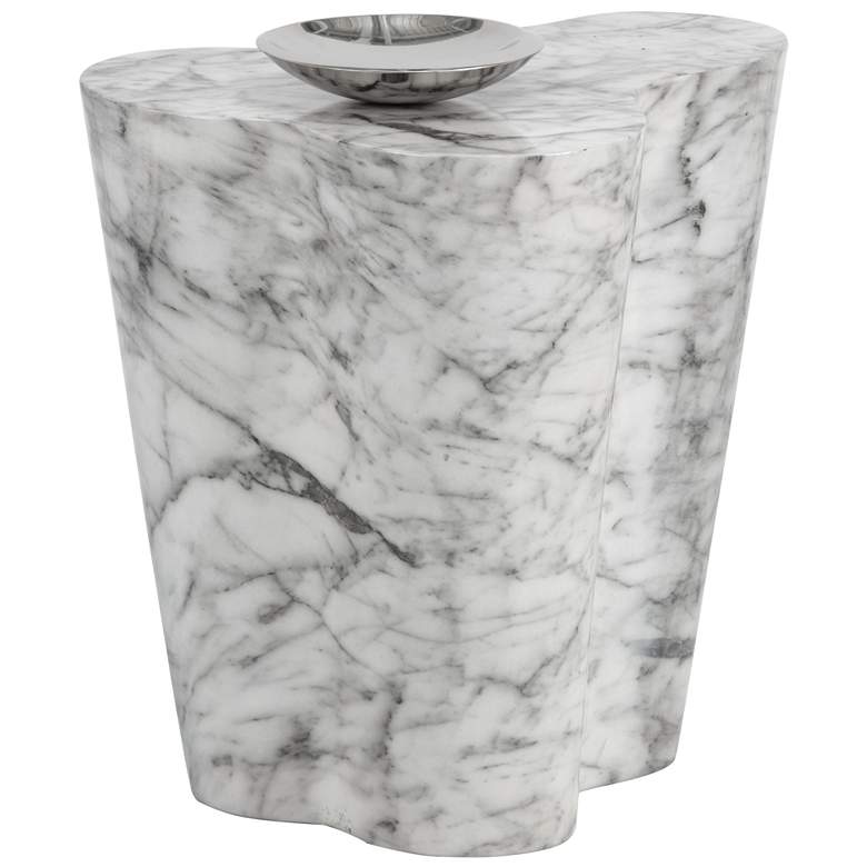 Image 1 Sunpan Ava Side Table Large Marble Look
