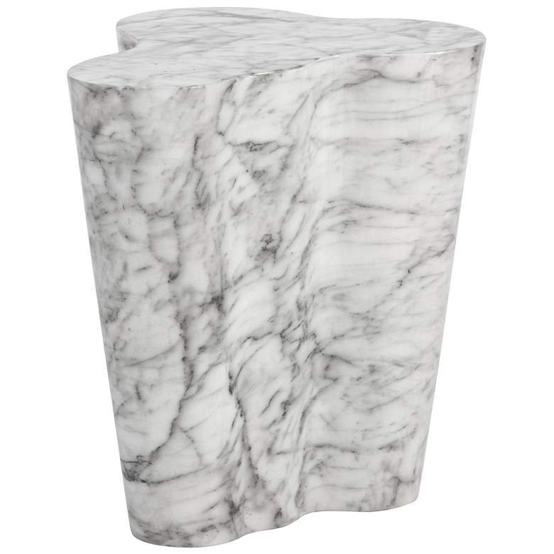 Image 3 Sunpan Ava Side Table Large Marble Look more views