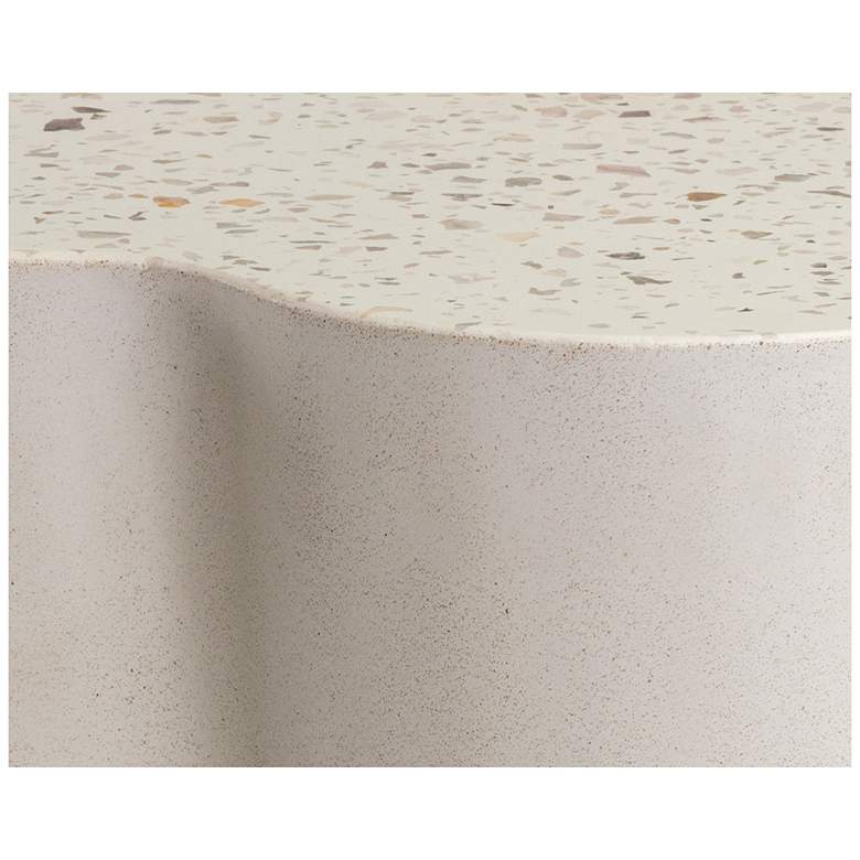 Image 5 Sunpan Ava Side Table Large Terrazzo more views