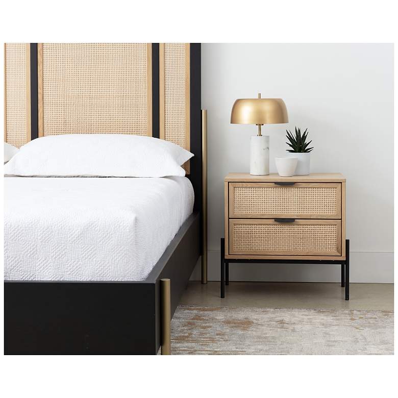 Image 2 Sunpan Avida Bed King Gold Black and natural more views