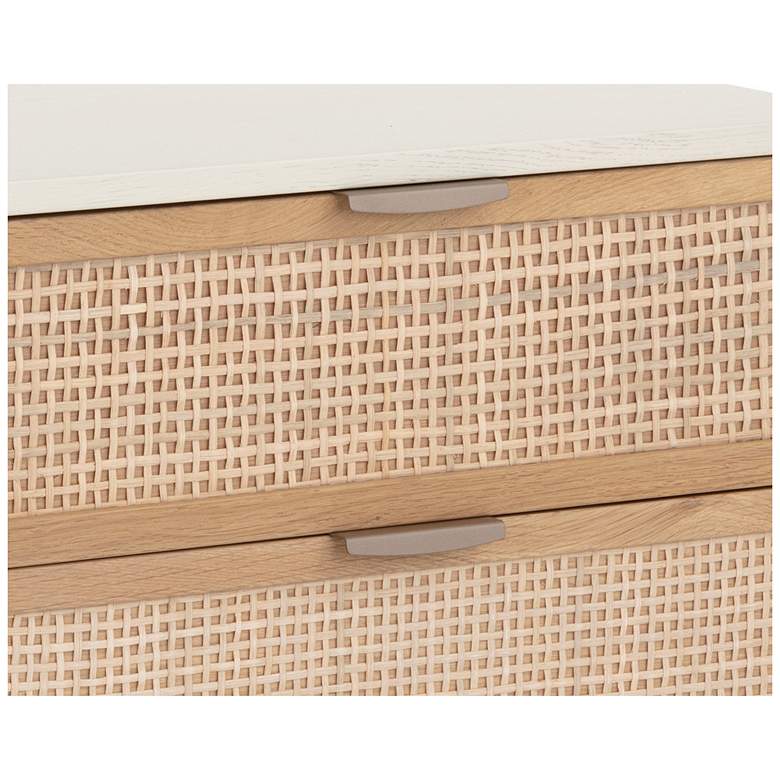 Image 6 Sunpan Avida Nightstand Champagne Gold Cream and natural more views