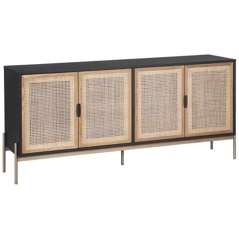Image 1 Sunpan Avida Sideboard Large Gold Black and natural