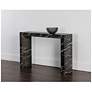 4_Sunpan Axle Console Table Marble Look Black more views