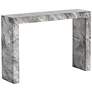 2_Sunpan Axle Console Table Marble Look Gray more views