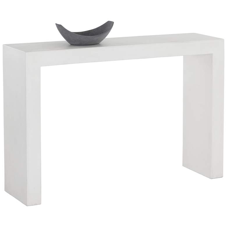 Image 1 Sunpan Axle Console Table White
