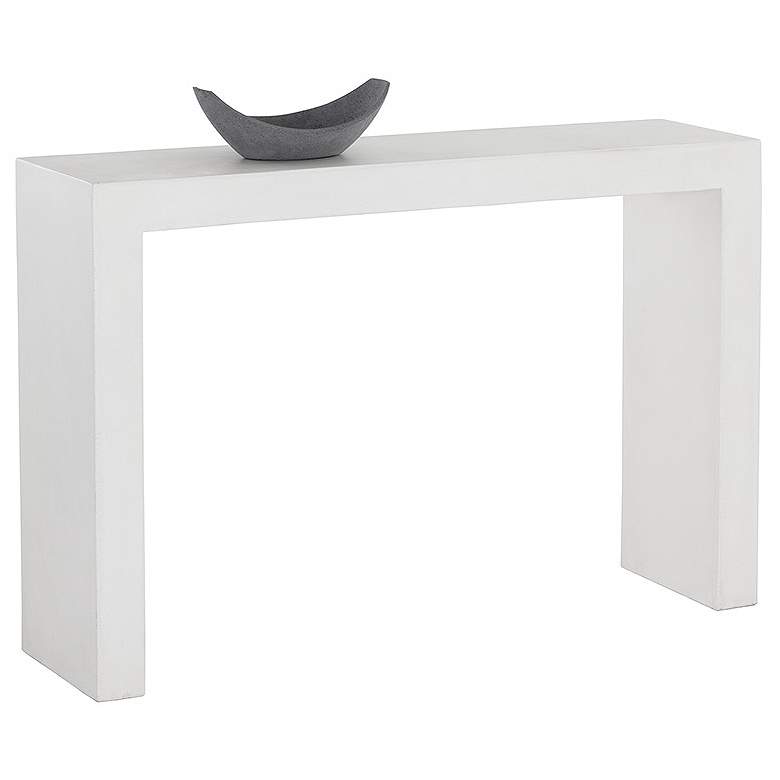 Image 7 Sunpan Axle Console Table White more views