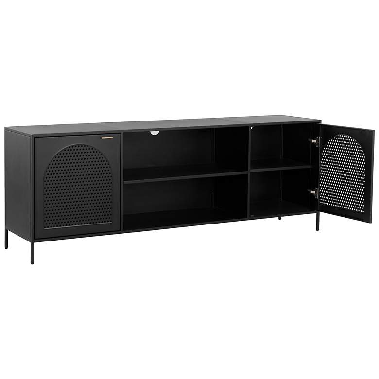 Image 2 Sunpan Aziza Media Console And Cabinet more views