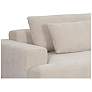 5_Sunpan Baela 145" Wide Danny Cream Fabric Modern Sofa more views